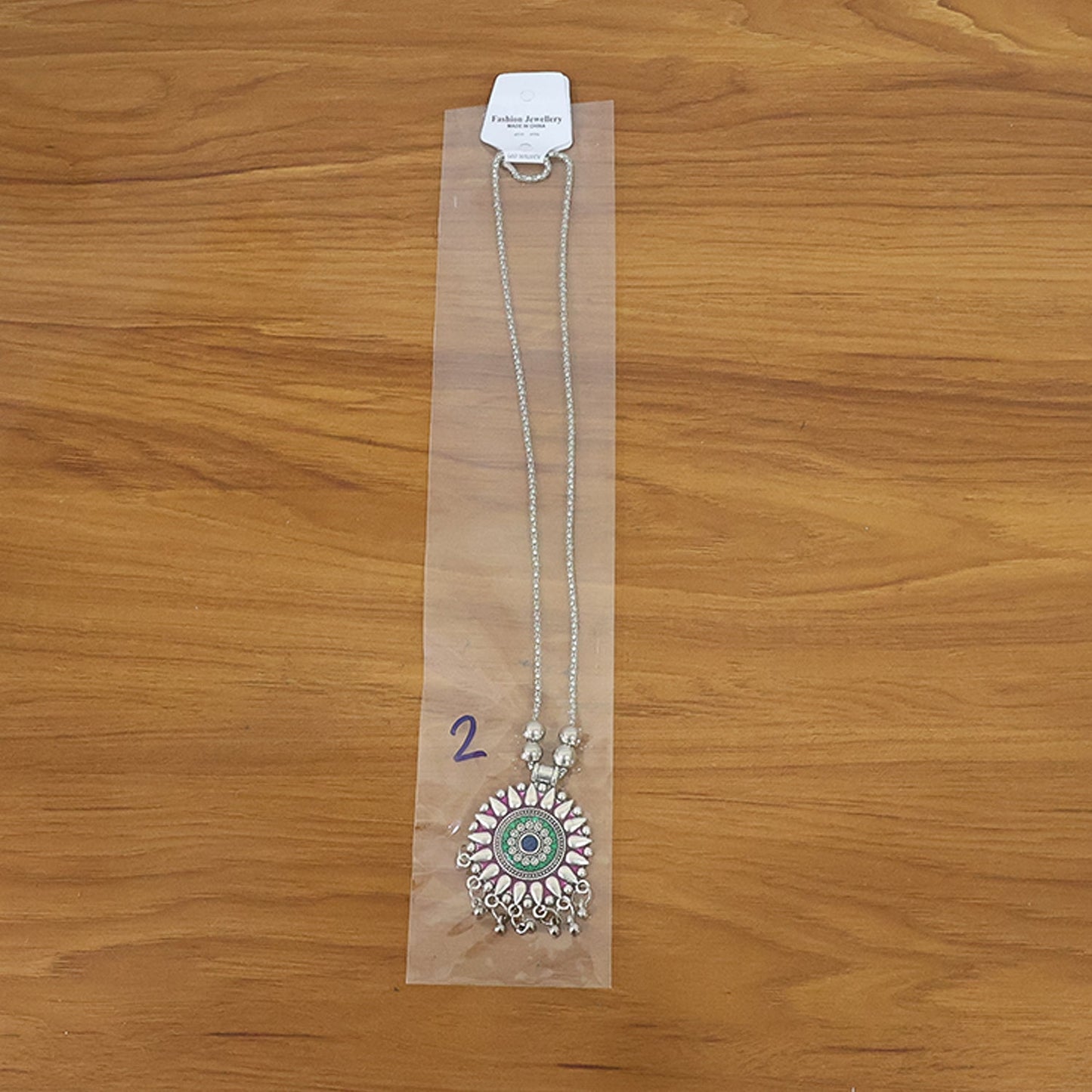 Indian enamel necklace