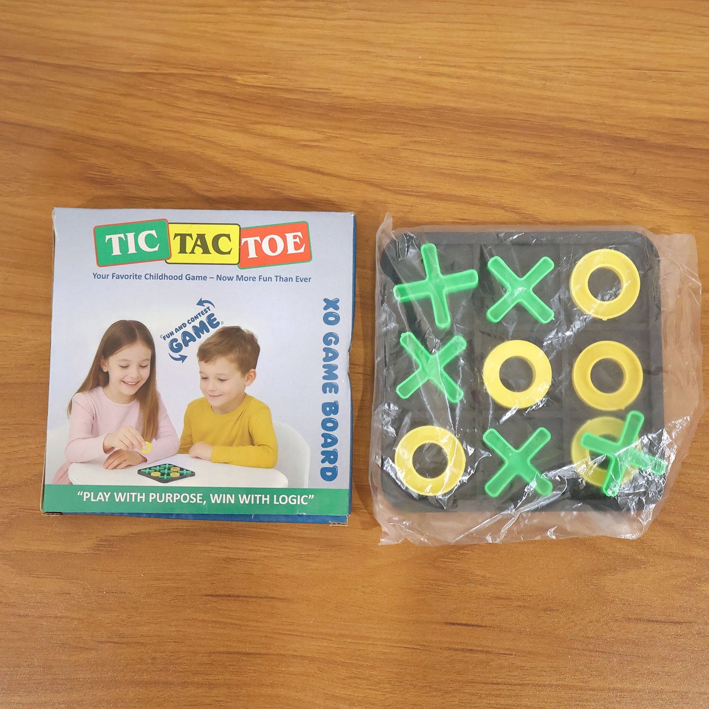 Classic Tic Tac Toe Board Game (1 Set )