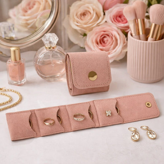 foldable jewelry storage pouch