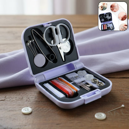Compact Sewing Kit with Storage Box for Home (1 Set with Box)