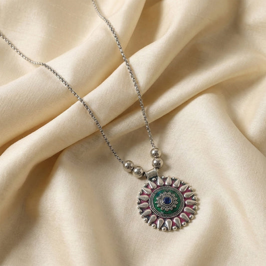 Mandala pendant necklace
