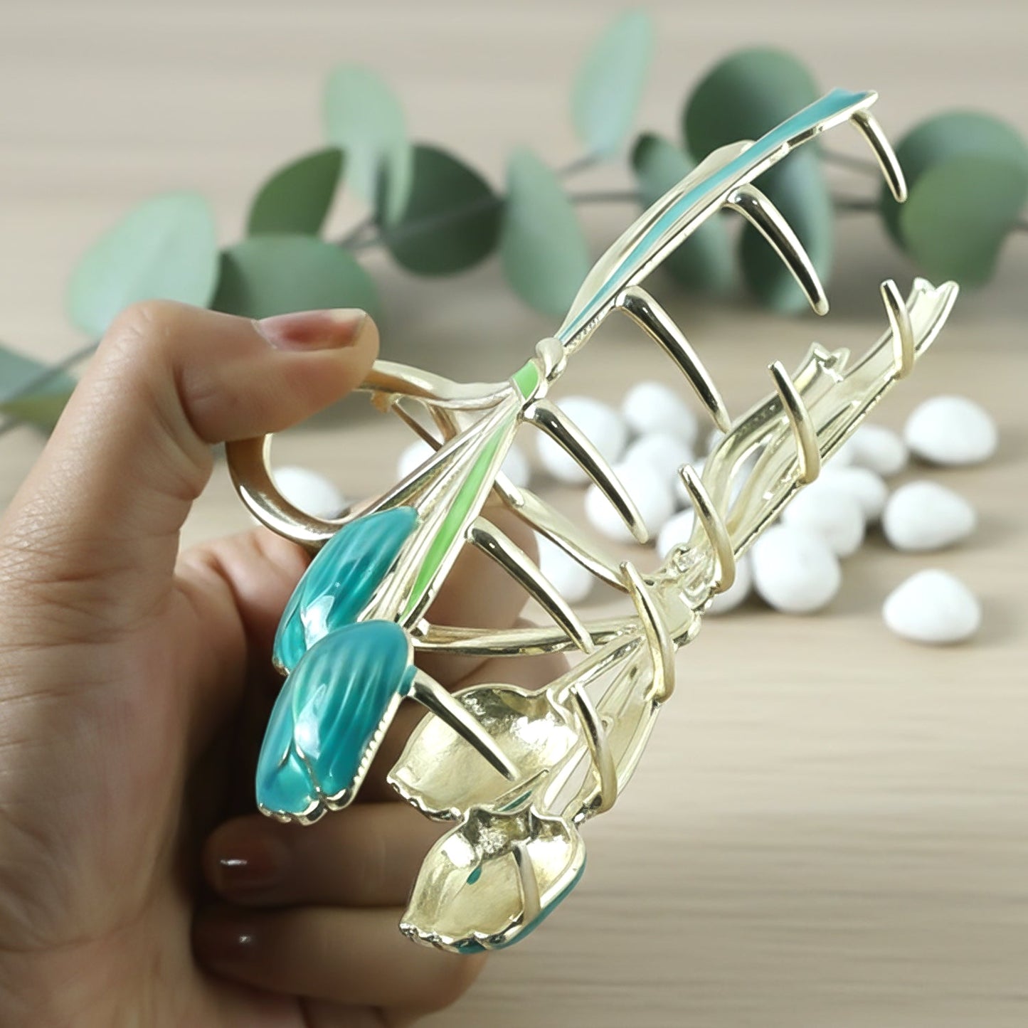 Elegant Decorative Hair Claw Clip (1 Pc)