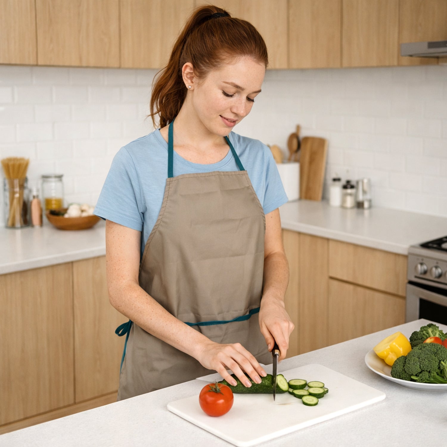 Adjustable chef apron