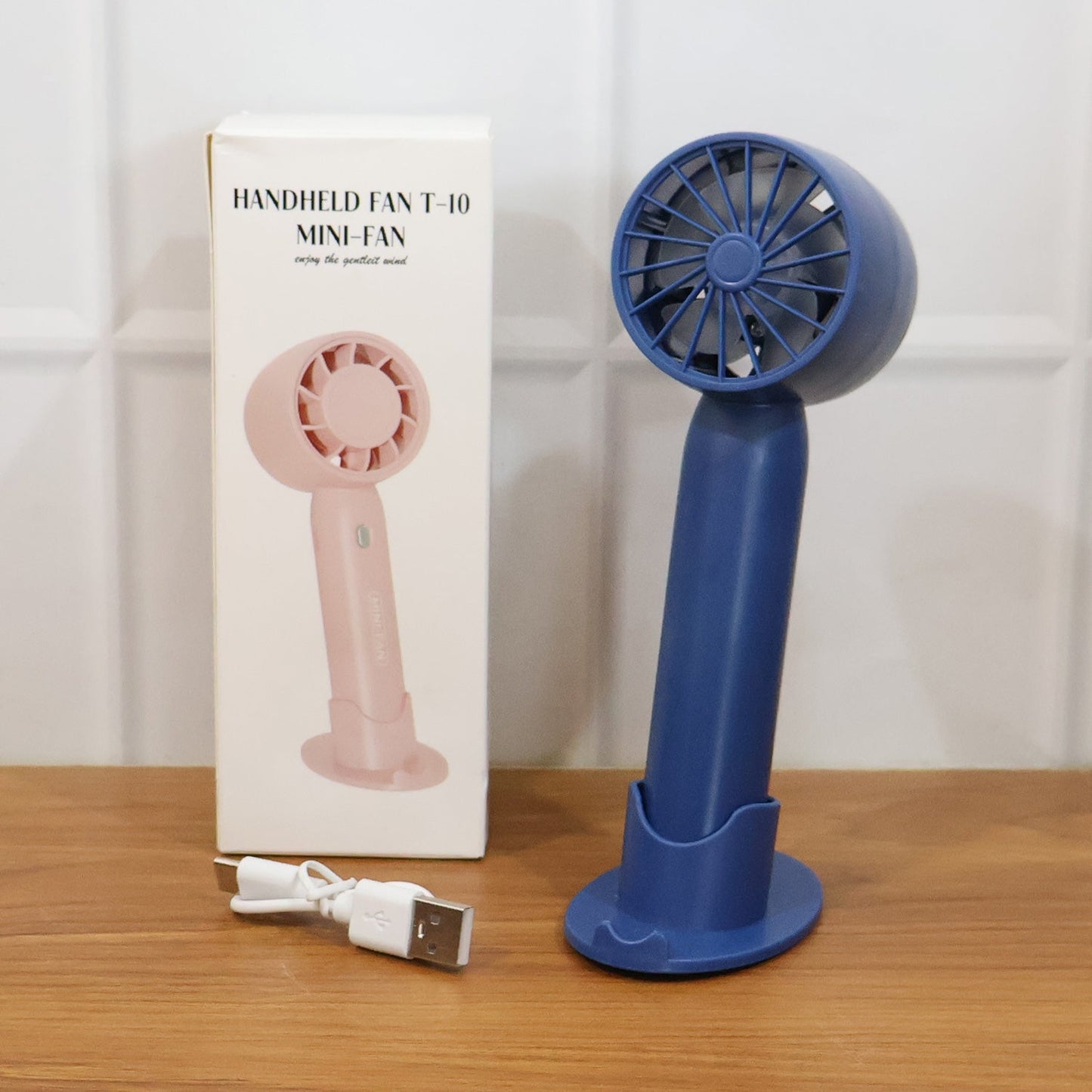 Rechargeable Mini Handheld Fan (1 Pc)
