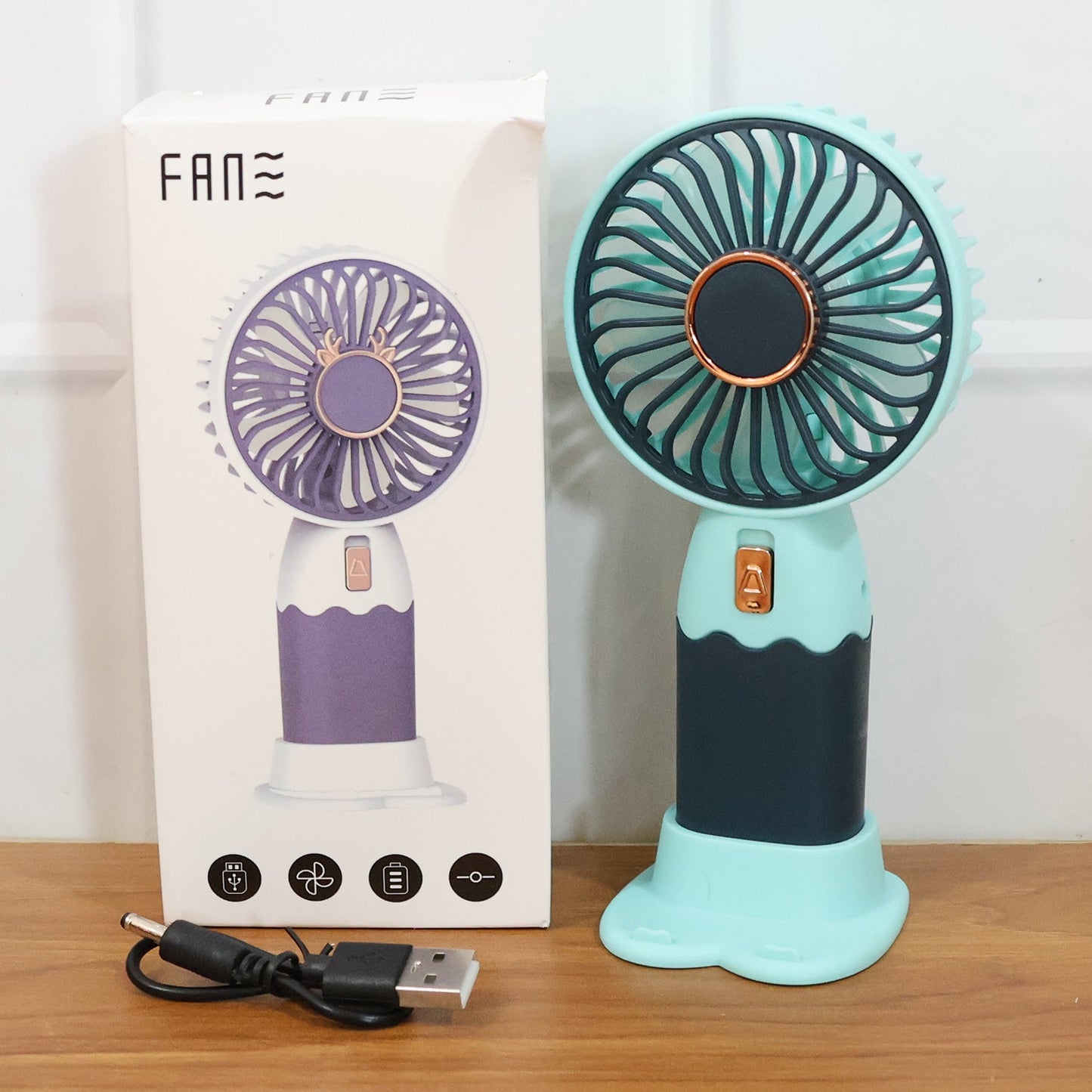 Rechargeable Portable Handheld Mini Fan (1 Pc)