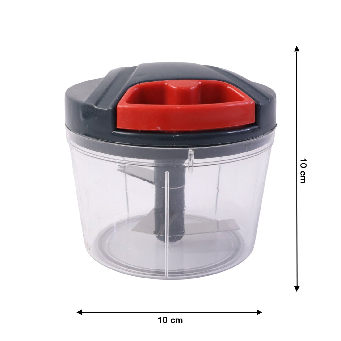 Compact Manual Hand-Press Vegetable Chopper (1 Pc)