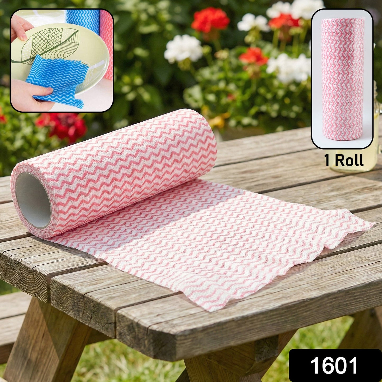 Dish Cleaning Cloth Roll