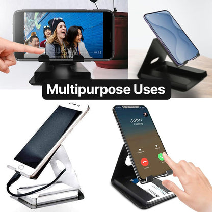 Premium Small Desktop Mobile Phone Stand Holder for Smartphones (1 Pc)