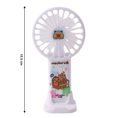 Cute Cartoon Rechargeable Handheld Fan (1 Pc)