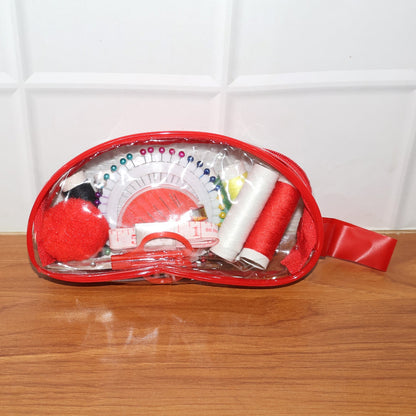 Travel friendly sewing kit set