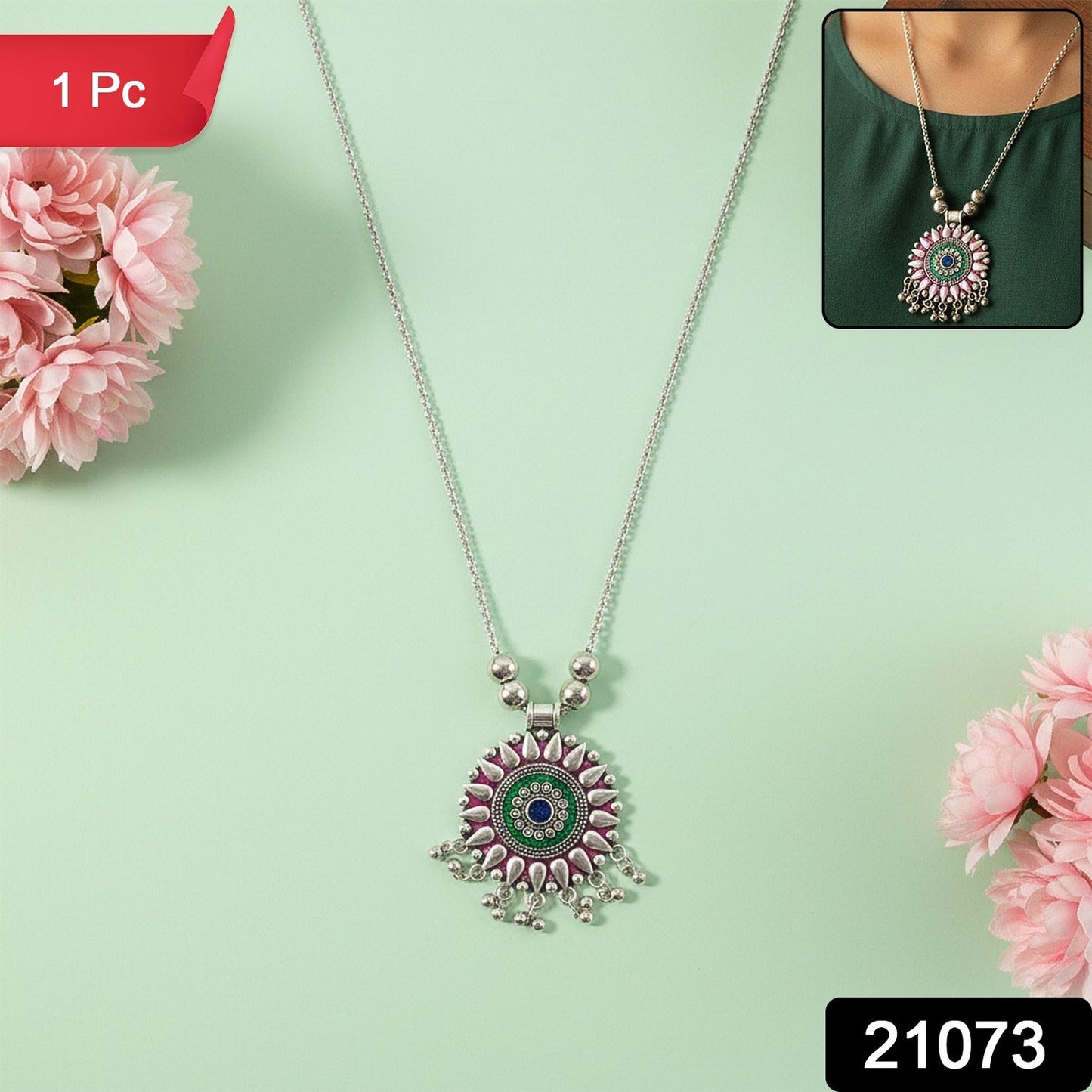 Oxidized enamel jewelry        
