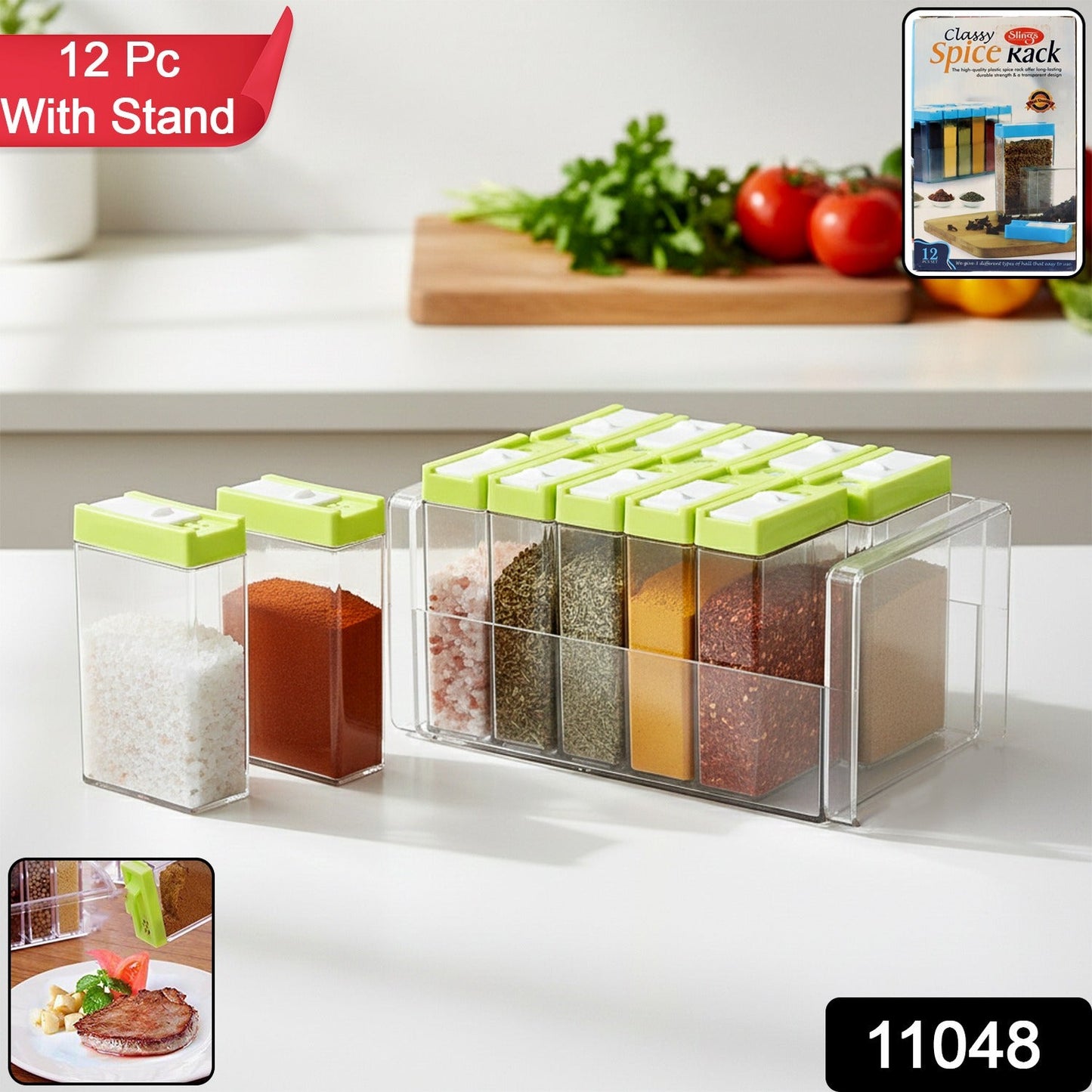12-piece spice rack        
