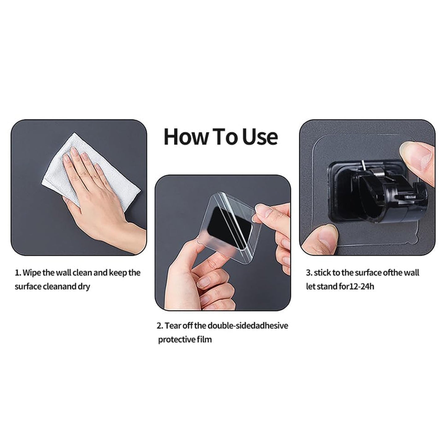 Wall-Mounted Adjustable Bathroom Hanging Rod (1 Pc)