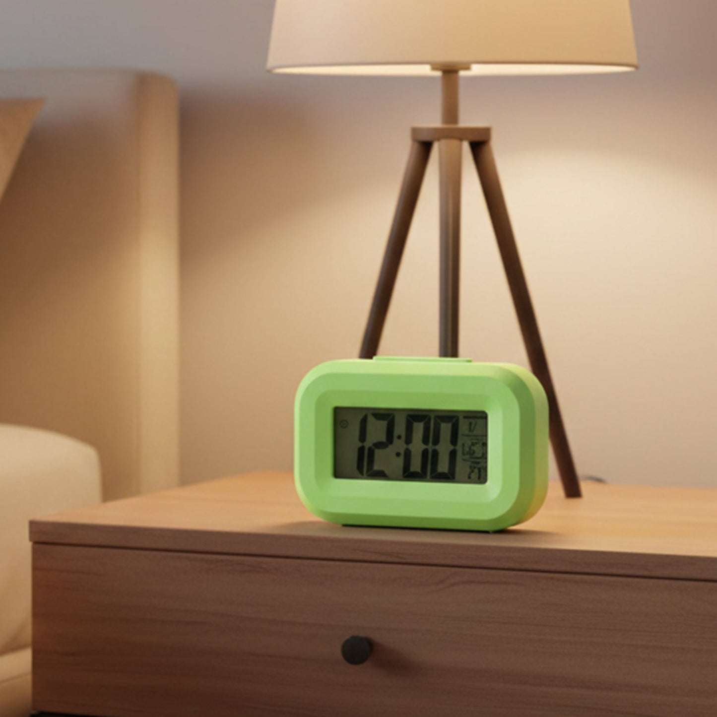Digital Alarm Clock with Clear Display (1 Pc)