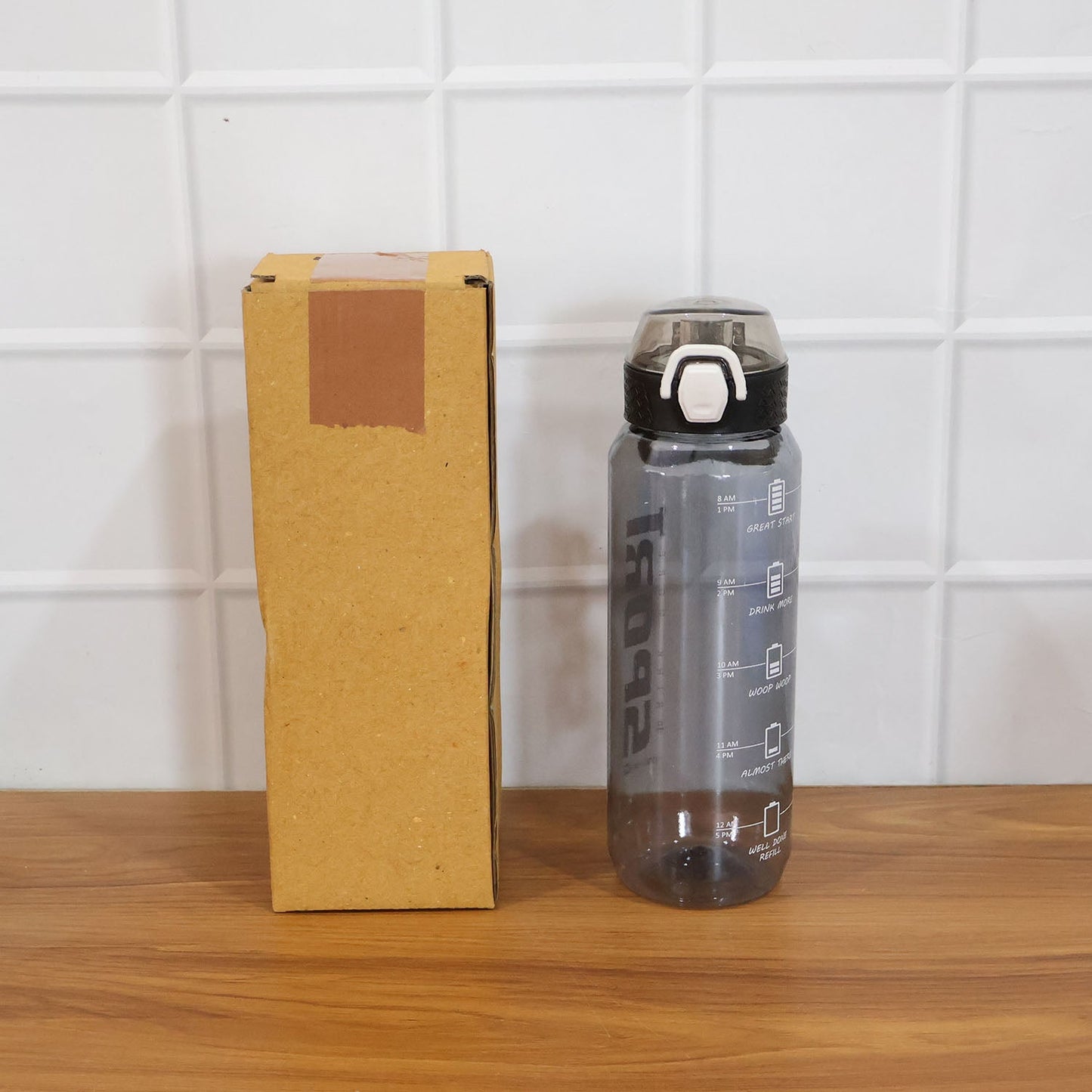 1000 ML Leakproof Sports Water Bottle (1 Pc)