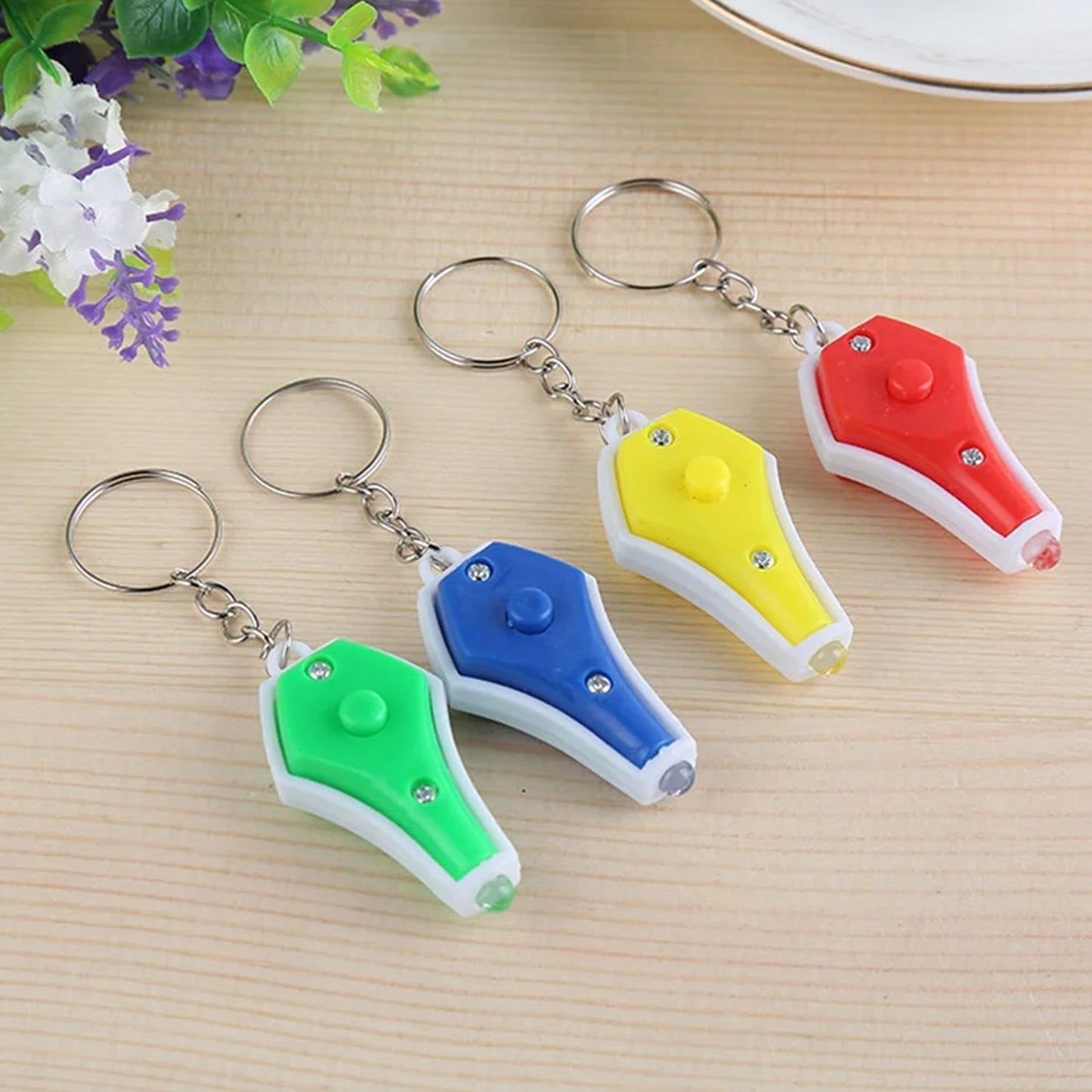 Portable UV LED keychain