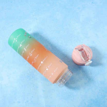 Motivational Gradient Water Bottle (900 ML)