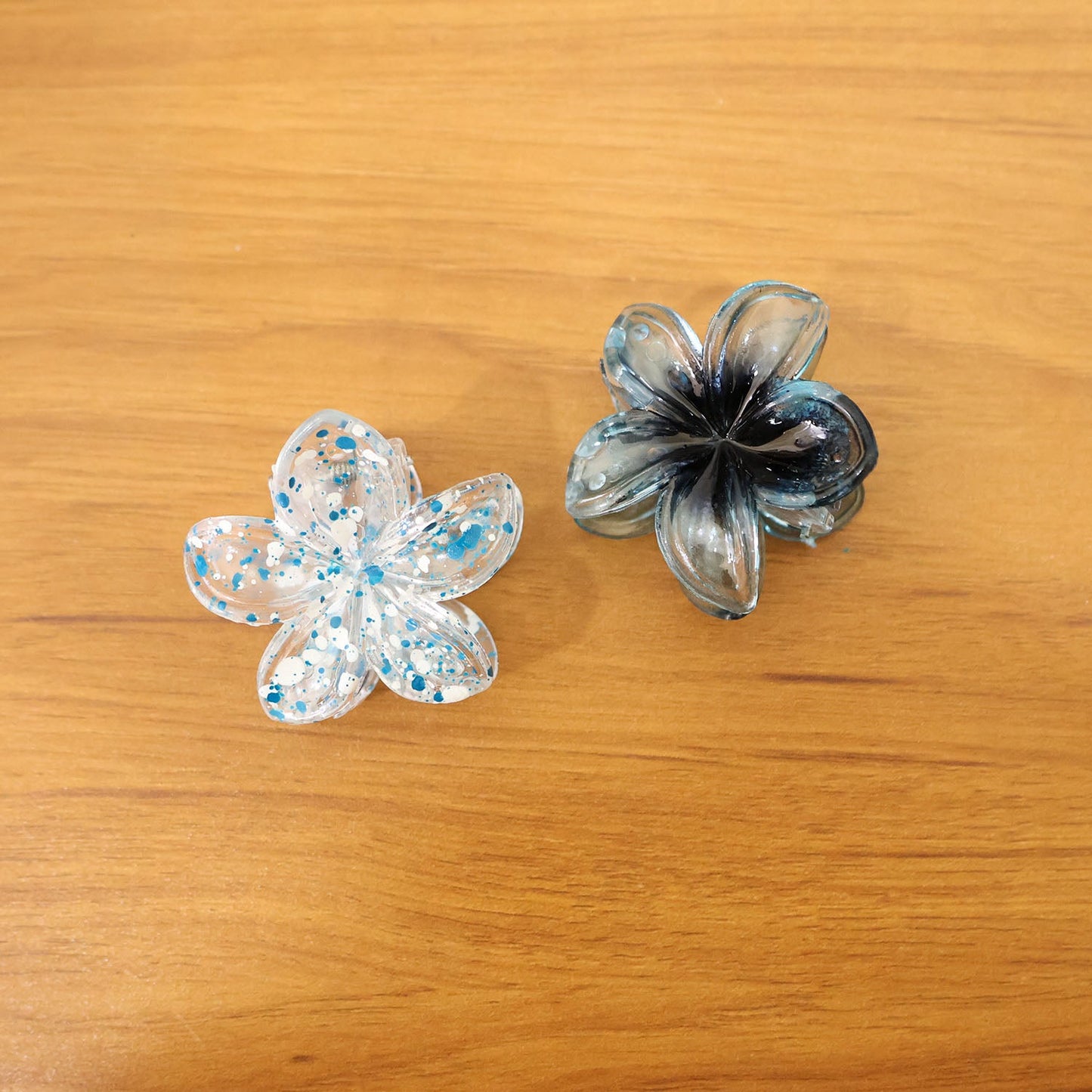 Elegant Floral Design Hair Clip (1 Piece, Mix Color)