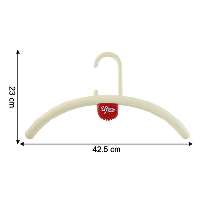 Multipurpose Anti-Slip Plastic Clothes Hanger with Fragrance Holder (1 Pc)