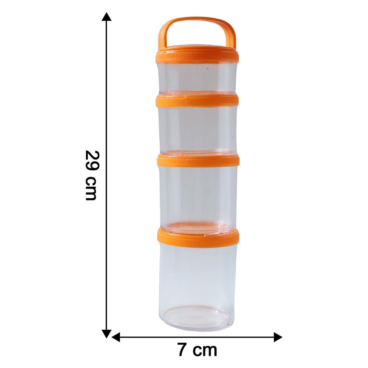 4-in-1 Stackable Dry Fruit Storage Container (1 Set)
