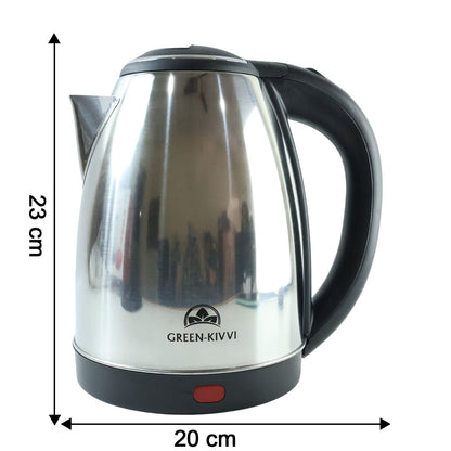 Electric Stainless-Steel Kettle (1800ML, 1 Pc)