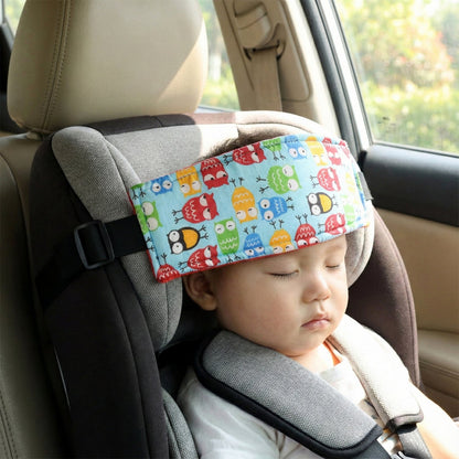 Adjustable Baby Car Seat Head Support Strap (1 Pc)