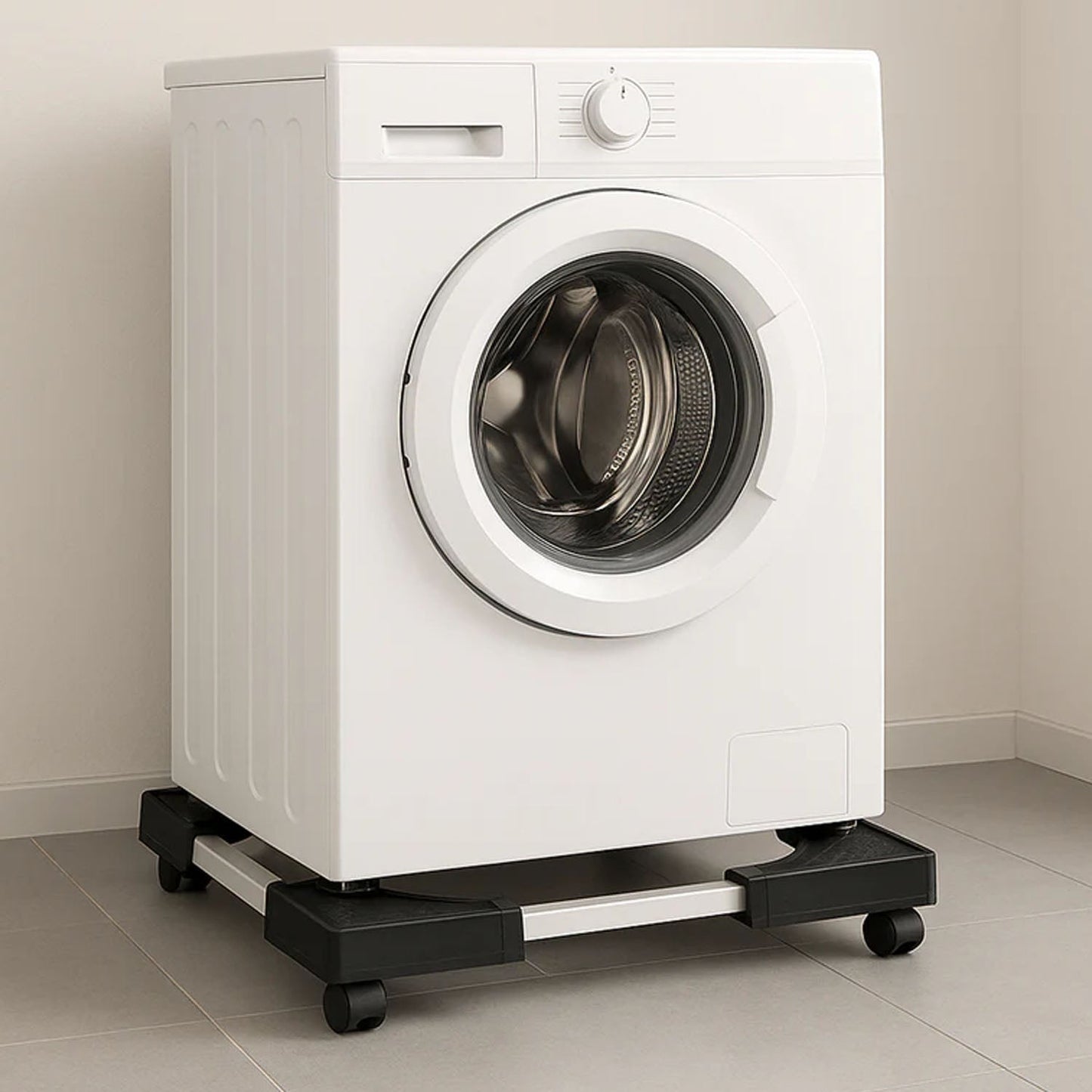 Adjustable Washing Machine & Refrigerator Stand (67×67 cm ,1 Pc)