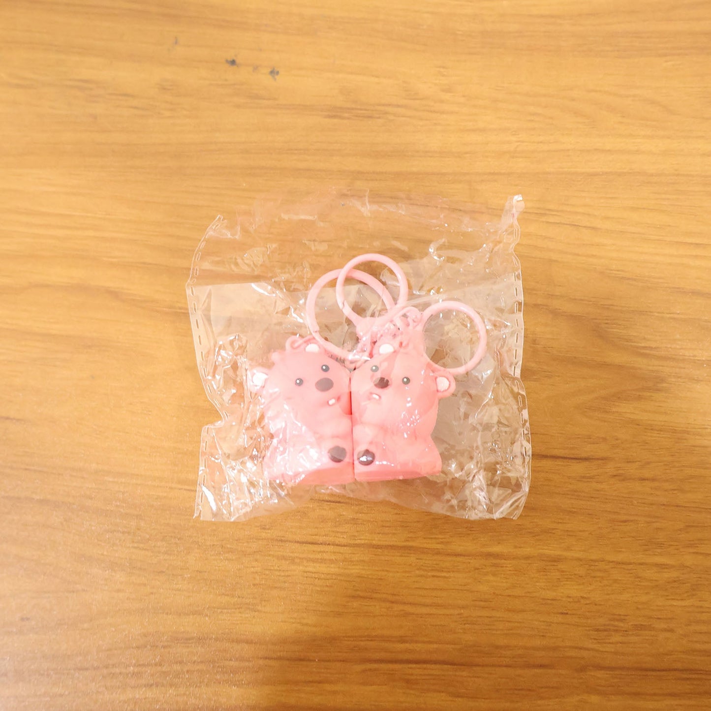 Cute Couple Bear Shape 2-in-1 Keychain Set (2 Pieces Set)