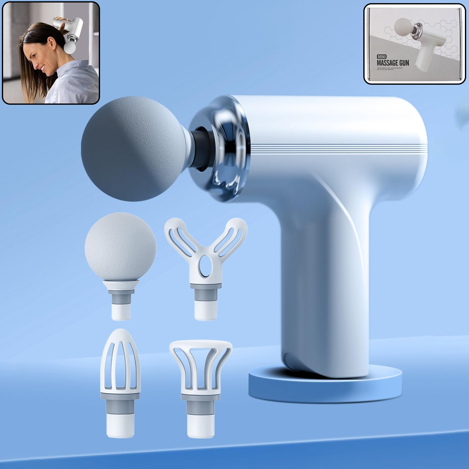 Electric vibrating massage gun
