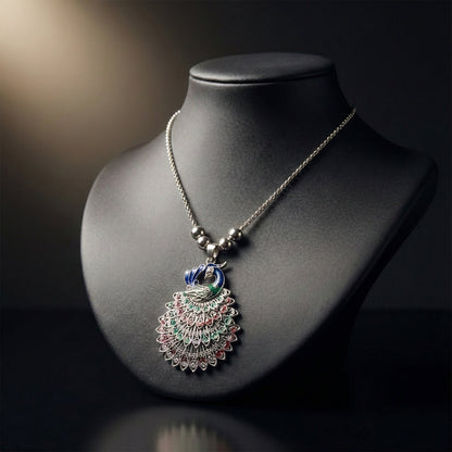 Peacock motif jewelry        
