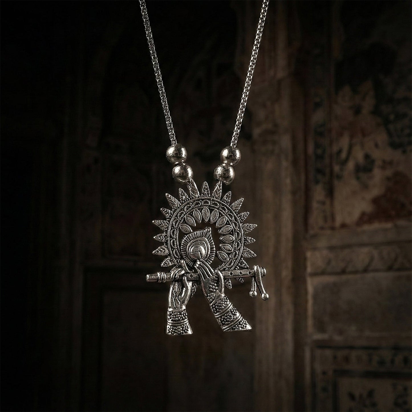 Krishna flute pendant
