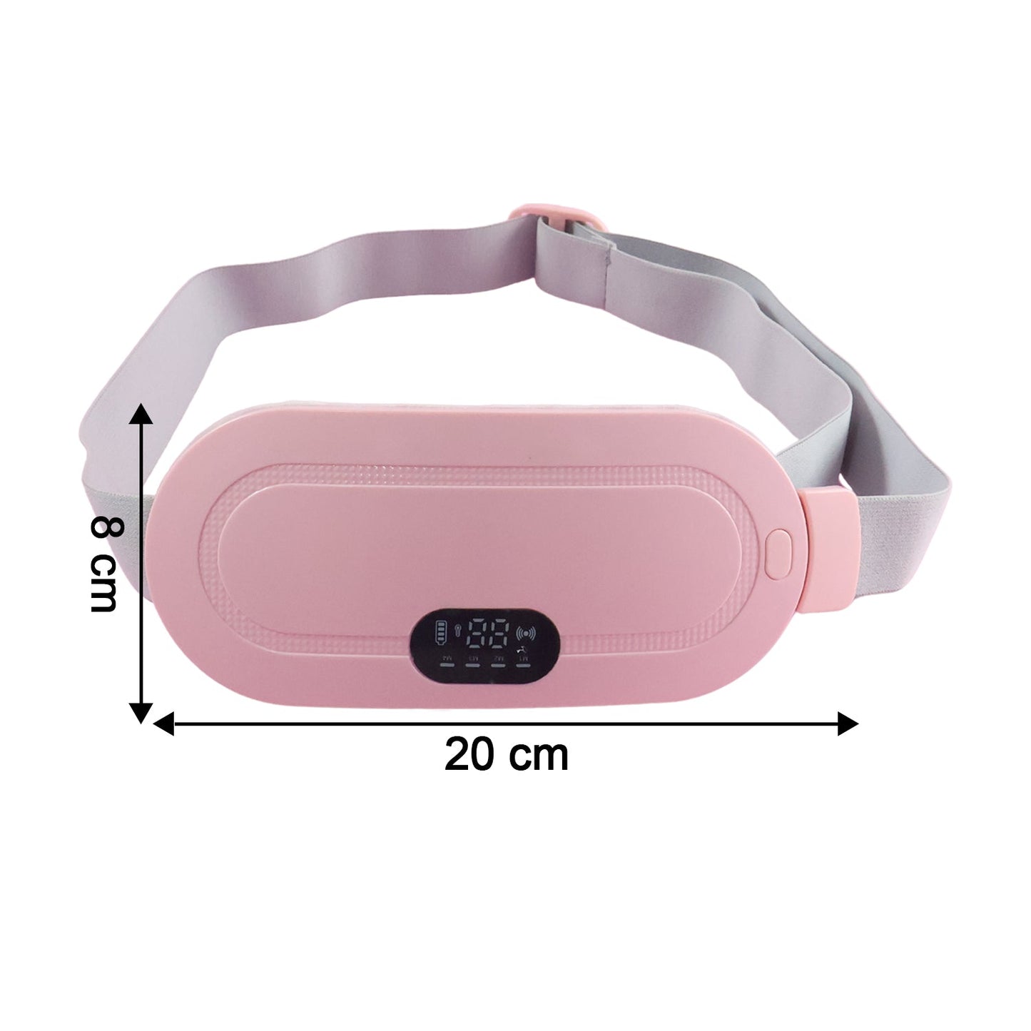 Electric Rechargeable Heating Belt for Waist & Abdomen (1 Pc)