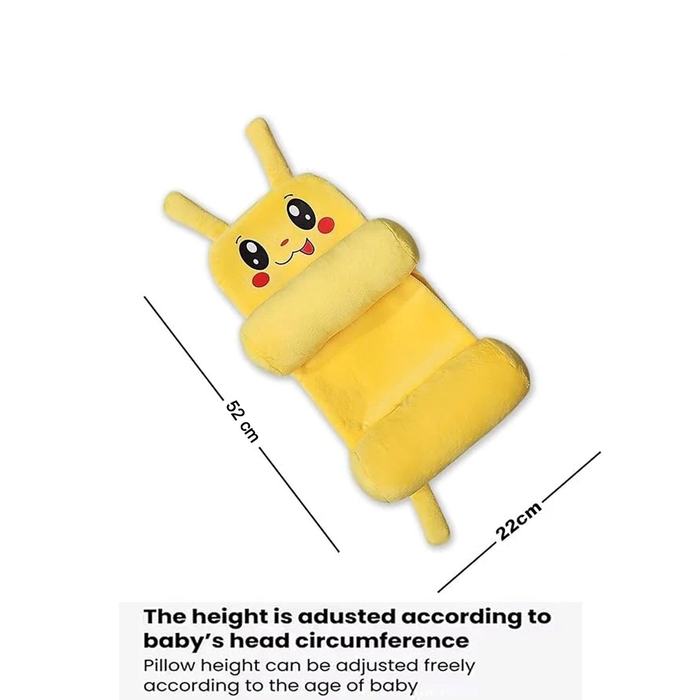 Baby Sliding Pillow with Soft Support Design (1 Pc / Mix Color)