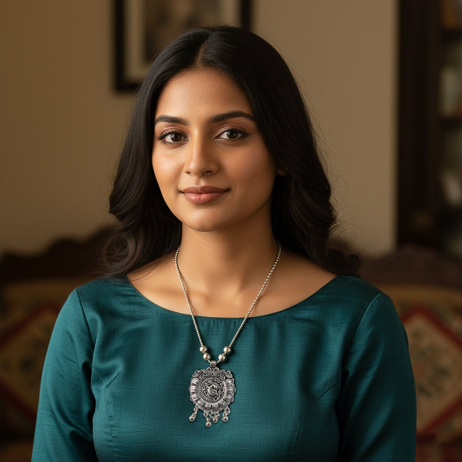 Antique silver pendant        
