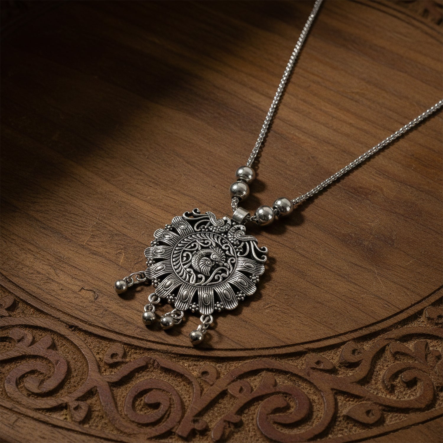 Floral oxidized jewelry        
