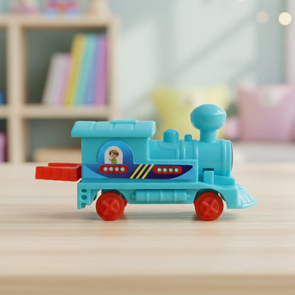 1pc Pull Along Back train Friction Power Toy Vehicle Push and Go Crawling Toys Baby