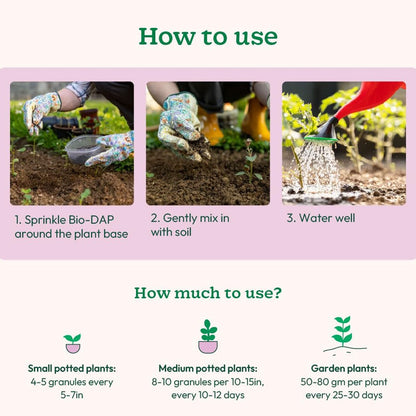 Red Organic Soil Fertilizer Granules  (1 KG Pack)