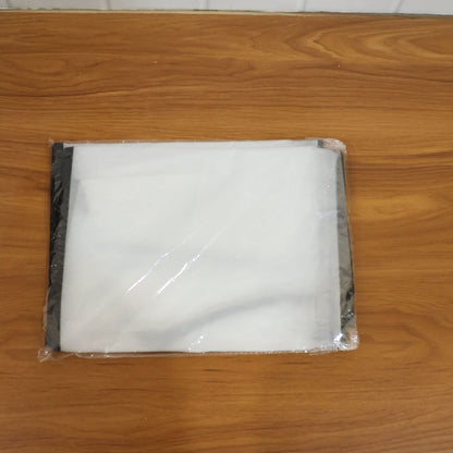 Transparent Garment Cover with Front Zipper (100 × 60 cm, 1 Pc)