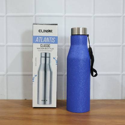 Classic Stainless Steel Water Bottle Blue Color (1000 ML, 1 Piece)